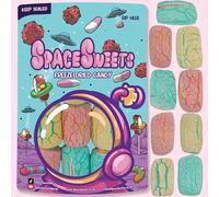 SpaceSweets Freeze Dried Marshmallow Twists | Crunchy Candy Treats | Melts in Mouth | Viral TikTok Sweet Snack | Fun Gift for Kids & Adults (Pack of 1, Marshmallow Tubes)