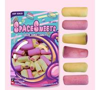 SpaceSweets Freeze Dried Retro & Classic British Sweets Crunchy, Fun & Flavourful Great Gift for Kids & Adults - UK Favourite Treats Reimagined (Pack of 1, Haribo Rhubarb & Custards)