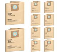 SpaceTent 10 Pack 19-3100 Shop Vac Bags for Stanley 5, 6, 8, 10 Gallon Wet/Dry Vacuums, Also Fit Porter-Cable 5 & 6 Gallon Vacs, Disposable High Efficiency Dust Filter Bags