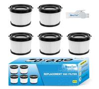 SpaceTent 5 Pack DCV5011H HEPA Replacement Filters compatible with DEWALT DCV501HB Dry Cordless Handheld Vacuum.