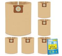 SpaceTent 6 Pack High Efficiency Replacement Filter Bags compatible with DeWalt 12 to 16 Gallon Wet/Dry Vacs - Part # DXVA19-4102