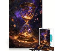 Spacetime Hourglass 1000 Piece Jigsaw Puzzle for Teenagers Brain Challenge Toy Relax Time Precise Cut Art Display 38x52cm