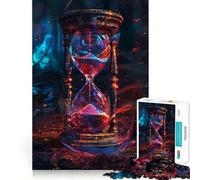 Spacetime Hourglass 1000 Pieces Jigsaw Puzzles for Teenagers Boost Memory Stress Release Premium Cut Cherished Gift 38x26cm