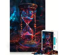Spacetime Hourglass 1000 Teenager Pieces Jigsaw Puzzle Brain Challenge Toy Home Activity Clear Cut Heartfelt Gift 50x75cm