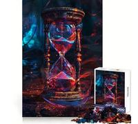 Spacetime Hourglass 1000 Teenager Pieces Jigsaw Puzzle Brain Challenge Toy Home Activity Clear Cut Heartfelt Gift 50x75cm