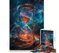 Spacetime Hourglass Adults Puzzles 1000 Piece Jigsaws Brain Teaser Home Pastime Image Assembly Memorable Gift 50x75cm