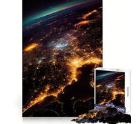 Spaceview to The Earth 1000 Piece Jigsaw Puzzles for Adults Teenagers Brain Game Mind Calm Exact Cut 38x26cm