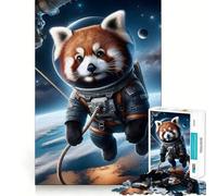 Spacewalk Red Panda Jigsaw Puzzles 1000 Pieces for Teenagers Mental Toy Anxiety Relief Premium Cut Elegant Gift 50x75cm