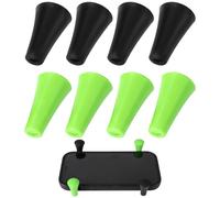 SpaceWings 8PCS Rubber End Caps, Rubber Cap Silicone Tips Replacement Parts Piece for Motorcycle Phone Mounts,Protects Devices & Secures Grips, Ideal for Riders,Commuters & Outdoor Enthusiasts