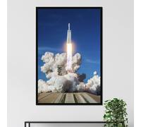 "SpaceX Falcon Heavy Demo Mission" on Framed Prints, Canvas, Framed Canvas, Acrylic or Print-only