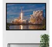 "SpaceX Falcon Heavy Launch" on Framed Prints, Canvas, Framed Canvas, Acrylic or Print-only