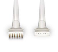 SPACING Extension Cable | for Philips Hue Lightstrip Plus V4 | Upto 10m/30' (1m, Round White)