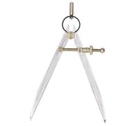 Spacing Gauge Adjustable Wing Divider Professional Drawing Compasses Tool for Leather Craft Woodworking Carbon Steel Brass 4in 6in 8in (6")