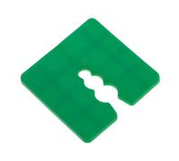 Spacing Packing Flat Shims for DIY - Packer Spacer Wedge for Furniture, Leveling, Spacing Tiles, Door, Windows, Installation, and Uneven Surfaces - (Pack of 50) Plastic Frame Color-Coded 50x50x4mm