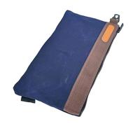 Spacious 12x1x8 Inch Waxed Canvas Tool Pouches with 30% Extra Capacity Secures Full Size Tools Heavy Duty Construction Heavy Duty Tool Bag