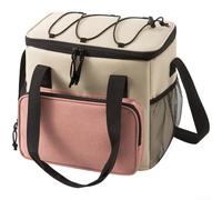 Spacious 13L Cooler Bag for Hiking and Fishing Trips with Long-Lasting Cold Retention Capability(Pink)