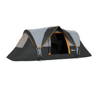 Spacious 5-6 Person Camping Tent With Fibreglass & Steel Frame, Waterproof