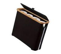 Spacious And Elegant Storage Basket For Bathroom Organization Quick Assembly In Black Or Gray Color Quick Assembly Organizers