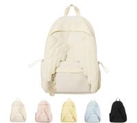 Spacious Angel Wings Backpack, Angel Wing Backpack, Fun Novelty Nylon Bag With Zipper, Multi-Pocket Storage，White