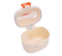 Spacious Baby Formula Container, Secure PP Material Milk Powder Dispenser, Easily Portion Snack Storage, On The Go Food Holder, Versatile Feeding Essential for Travel, Outdoor (Roseate) (Orange)