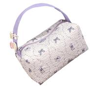 Spacious Bubble Foam Cosmetic Organiser Makeup Holder with Handle Storage Bag for Travel Essential and Daily Use Cosmetic Carryall with Dividers