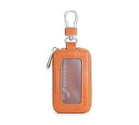 Spacious Car Key Holder for Land Rover Defender 90 Works V8 2018, Durable Material Key Pouch Slim Design for Daily Commute Travel,Orange