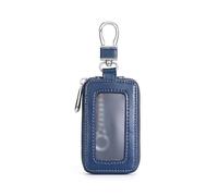Spacious Car Key Holder for Mini One/Cooper/Cooper S/John Cooper Works (JCW) Hatch 2001-2006, Durable Material Key Pouch Slim Design for Daily Commute Travel,Blue