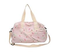 Spacious Cartoon Print Nylon Shoulder Bag Casual Gym Bags for Short Trip with Multiple Compartments and Adjustable Strap Women's Fashionable Carryall Bag