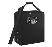Spacious Dog Fence Bag, Portable Dog Playpen Carrier, Lightweight Dogs Fence Carrier, Adjustable Shoulder Strap Dog Bags 28.3x7.9x32.6" for Storing, Picnic Gear, and Toys (Black)