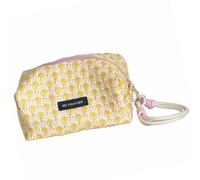 Spacious Floral Cosmetic Bag Practical Makeup Organized Storage Bags for Enthusiasts and Professionals Compact Travel Case