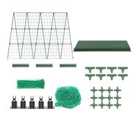 Spacious Garden A Frame Trellis for Climbing Vegetables Sturdy Design Made from Weather Resistant PVC Coated Steel (120 * 160cm)