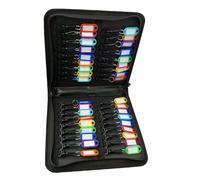 Spacious Holder Box with Silicone Coated Exterior and Robust Construction for Lease Managers ABS Hook Bag