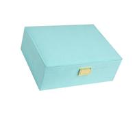 Spacious Jewellery Organizers Elegant Jewelry Vaults with Glasses and Organized Sections Stable Jewelry Holder Practical Storage Box with Multiple Compartments
