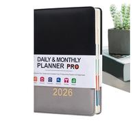 SPACIOUS LAYOUT DESIGN The 2026 calendar planner is equipped with plenty of writing space and allows seamless tracking of tasks and events, allowing users to keep their schedules professionally