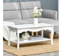 Spacious & Modern Coffee Table - White, 94Lx44Wx42H cm Stylish design