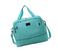 Spacious Multi Compartment Carry On Bag Adjustable Shoulder Strap Training Bags for Fitness Enthusiasts Travelers Business Trip Overnight Bag