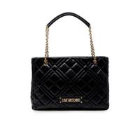 Spacious Polyethylene Handbag, Autumn/Winter Collection, female, Love Moschino, Handbags, Black, ONE SIZE, Bags ONE SIZE