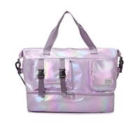 Spacious Sports Travel Bags with Breathable Shoe Storage Compartment Waterproof Oxford Fabric for Gym Hikers Spacious Yoga Travel Bags with Large Compartment Design