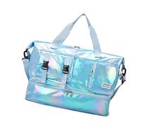 Spacious Sports Travel Bags with Breathable Shoe Storage Compartment Waterproof Oxford Fabric for Gym Hikers Spacious Yoga Travel Bags with Large Compartment Design