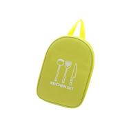 Spacious Tear-Resistant Utensils Storage Bag with Reinforced Handle for Outdoor Cooking Adventures Oxfords Fabric Camping Gear Bag