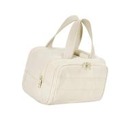 Spacious Toiletry Bag with Expandable Design, Travel Cosmetic Organiser for Business Trips and Holidays Essential Toiletry Bag with Large Capacity, BG, M, Minimalist