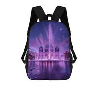 Spacious Travel Bags Twilight Sky with Berlin Cathedral Rucksack Basic School Rucksack for Camping, Work, Travel, 42X32X14Cm