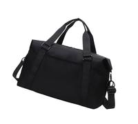 Spacious Water Resistant Travel Duffle Bag with Wet Dry Compartment and Luggage Handle Sleeves for Gym Sports Trip Lightweight Carry On Duffle