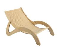 Spacious Wooden Platform with Built in Section Perfect for Indoor Kittens to Play and Sleep Pet Reception Chair