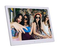 Spacmirrors 10.1 Inch Digital Photo Frame Picture Mult-Media Player,Digital Picture Frame With Photo/Music/Video Player & Calendar Alarm Function For Gift,White (White)
