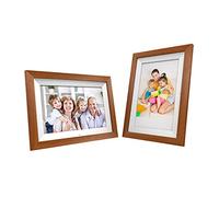 Spacmirrors 10 Inch Wifi Digital Picture Frame,Wooden Frame,Hd Touch, Automatic Rotation Function,Email Photos From Anywhere, Effortless One Minute Setup For A Loved One