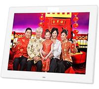 Spacmirrors 12 Inch Digital Picture Frame 720P IPS large HD Ultra Thin Full Angle 1024x768 with Remote Control Advertising Machine Wall Mounted Digital Photo Frame