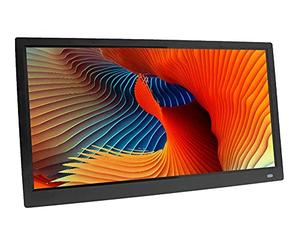 Spacmirrors 20 Inch Tft Screen Led Backlight 1024 * 768 Digital Photo Frame Electronic Album Picture Music Ultra-Thin Widescreen Full Format (Black)