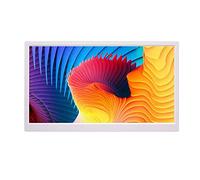 Spacmirrors 24 Inch Tft Screen Led Backlight 1920 * 1080 Digital Photo Frame Electronic Album Picture Ultra-Thin Music Widescreen Full Size (White)