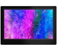 Spacmirrors 7 Inch 10.1 Inch Rechargeable Lithium Battery Multi-Function Digital Photo Frame Digital Photo Frame Advertising Player Battery Life 3H (Black 10.1Inch)